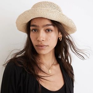 Madewell Straw Bucket Hat